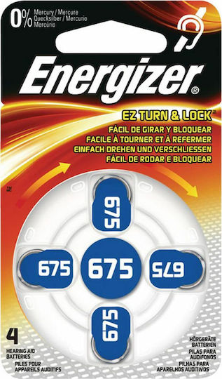 Energizer Baterii pentru aparate auditive Variază în funcție de 675 1.4V 4buc