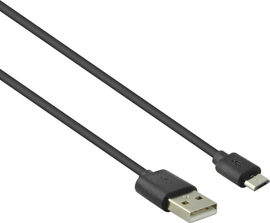 Lamtech Regular USB 2.0 to micro USB Cable Γκρι 2m (LAM440962)