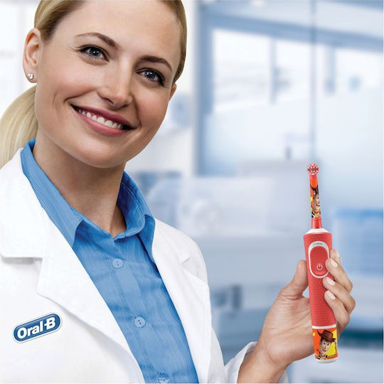 Oral-B Kids Princess Children's Electric Toothbrush With Chronograph For 3+ Years Toy Story