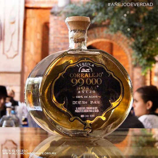 99000 Horas Añejo Tequila 18 Years 38% 700ml