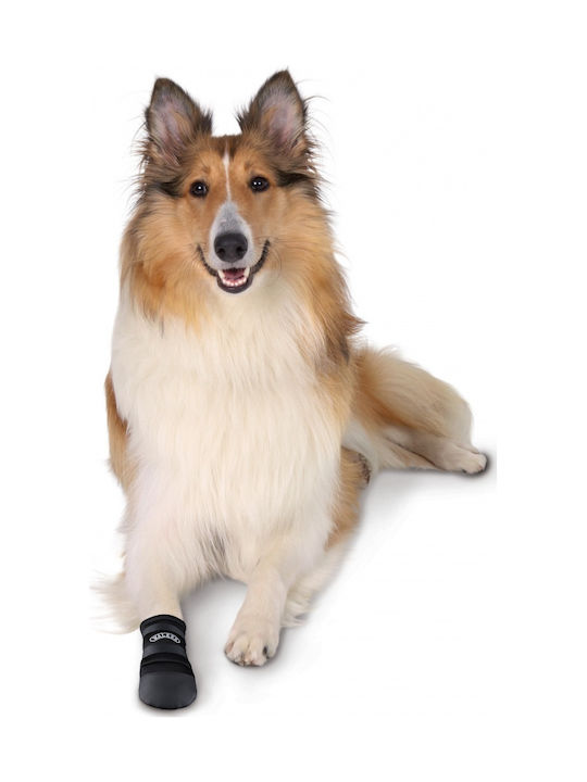 Trixie Walker Care Shoes Dog XLarge Black in Black Color