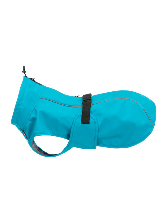 Trixie Vimy Turquoise Waterproof / Windproof Dog Coat with 35cm Back Length