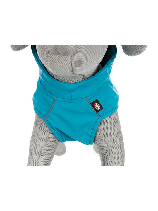 Trixie Vimy Turquoise Waterproof / Windproof Dog Coat with 35cm Back Length