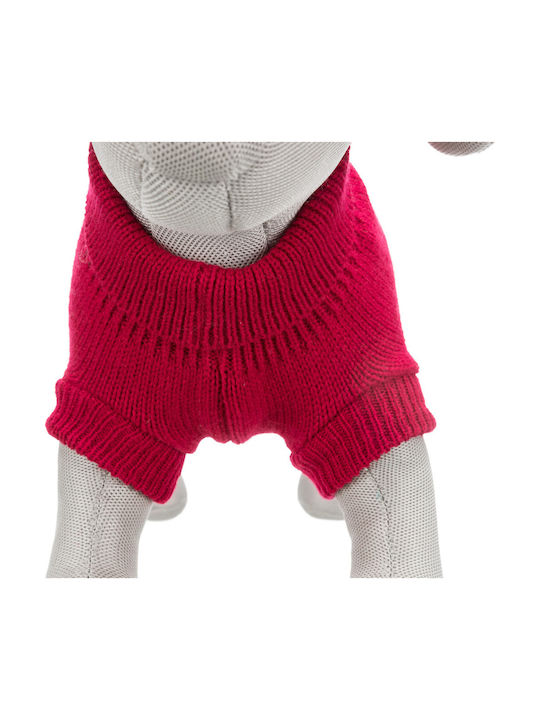 Trixie Kenton Knitted Sweater Dog Sweater Small Red in Red color 40cm.