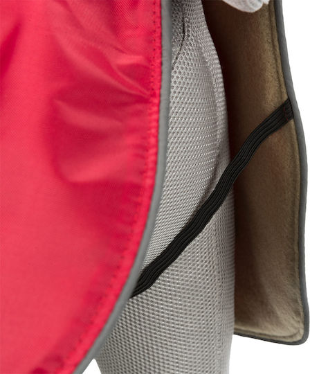 Trixie Orleans Red Fleece / Waterproof Dog Coat with 55cm Back Length