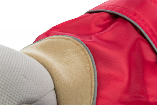 Trixie Orleans Red Fleece / Waterproof Dog Coat with 55cm Back Length