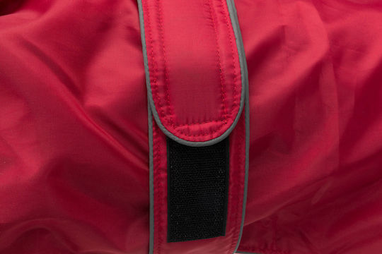 Trixie Orleans Red Fleece / Waterproof Dog Coat with 55cm Back Length