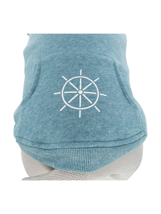 Trixie Nordic Flensburg Φούτερ Σκύλου Φούτερ με Κουκούλα Large Πετρόλ σε Μπλε χρώμα 62εκ.
