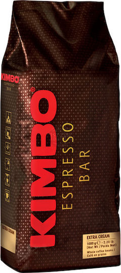 Kimbo Καφές Espresso Extra Cream σε Κόκκους Μέτρια 1kg