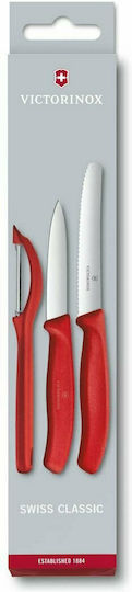 Victorinox Swiss Classic Σετ Μαχαίρια από Ανοξείδωτο Ατσάλι 3τμχ