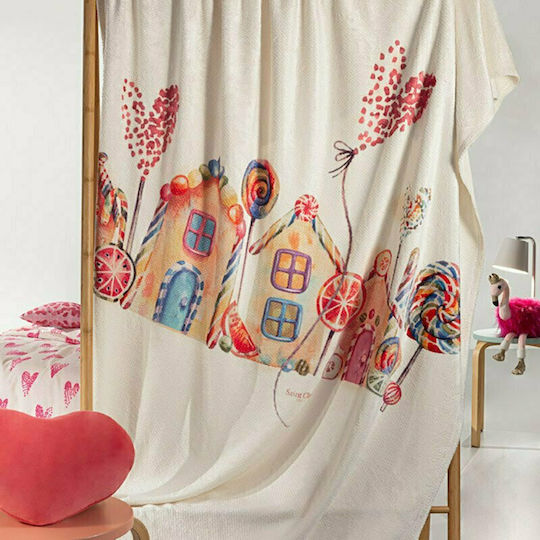 Saint Clair Blanket Fleece Lollipop Beige 160x220cm