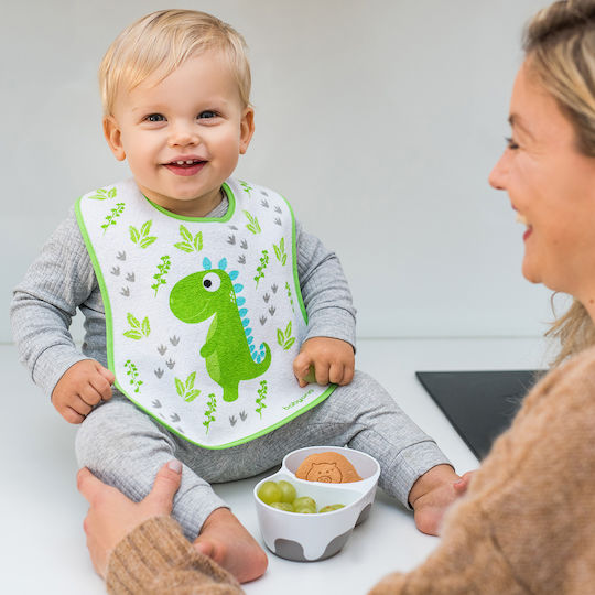 Babyono Babyono Kinderteller-Set Be Active aus Kunststoff Blau 2 Stück