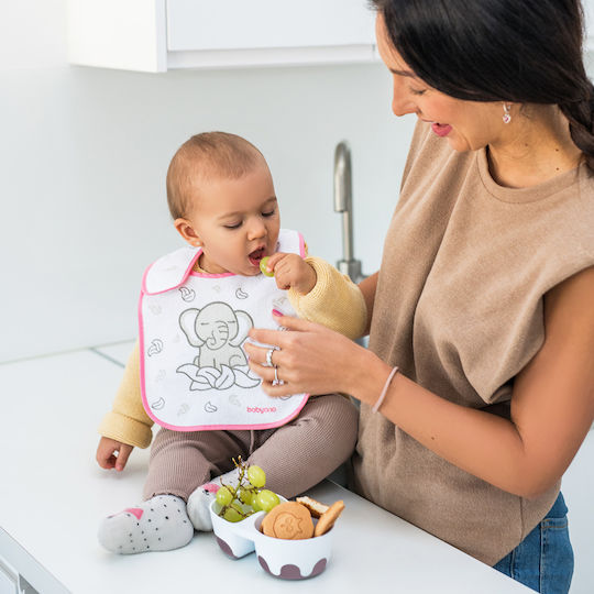 Babyono Babyono Kinderteller-Set Be Active aus Kunststoff Blau 2 Stück