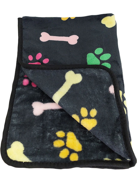 Forcats No1 Blanket Dog Black 52x76cm