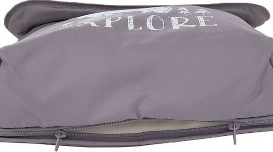 Kikka Boo Polar Bear Ποδόσακος Καροτσιού Αδιάβροχος Grey με Fleece Επένδυση 95x48εκ.
