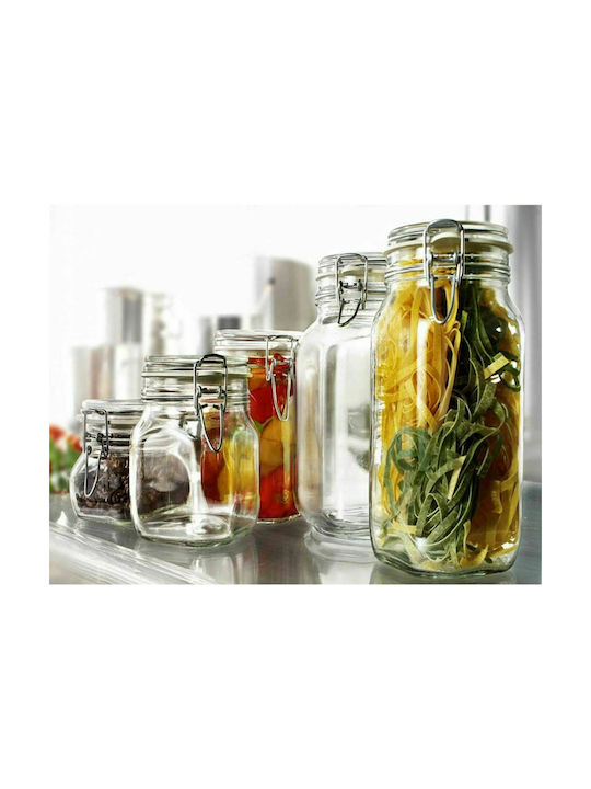 Bormioli Rocco Fido Vase General Use with Airtight Lid Glass Transparent 5000ml