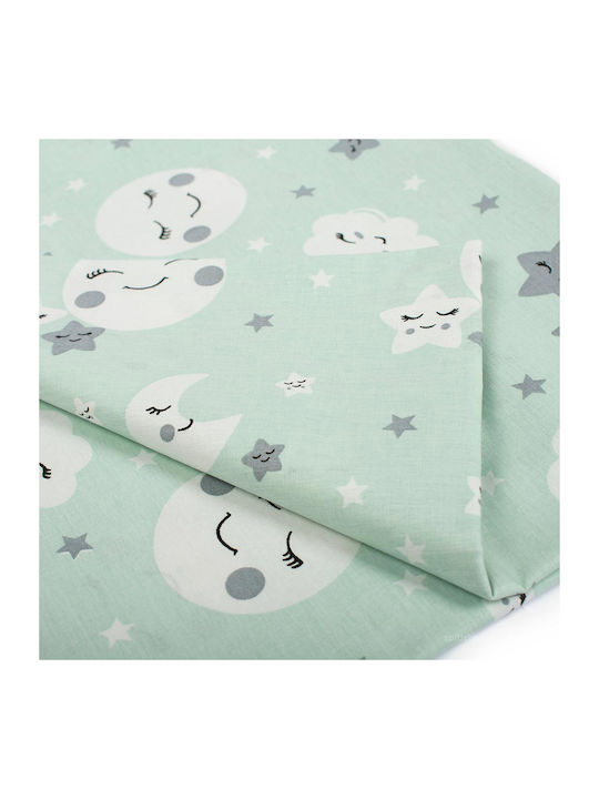 Dimcol Smile Baby Cotton Pillowcase Green 35x45cm