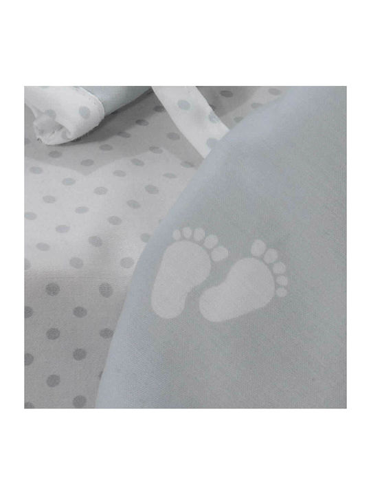 Down Town Home Cotton Baby Quilt 689 95x145cm Gray