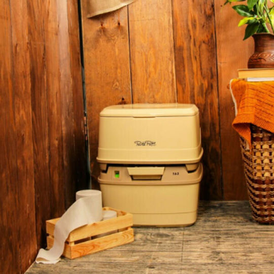 Thetford Chemical Toilet Porta Potti Qube 165 Ivory 21lt