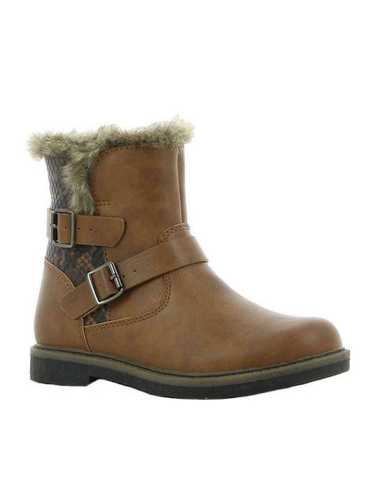 Sprox Low Cut SX Kids Boots with Zipper Brown