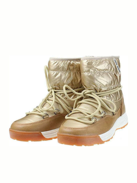Jarvis Puff Kinderstiefel Schnee Gold