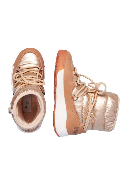 Jarvis Puff Kinderstiefel Schnee Gold