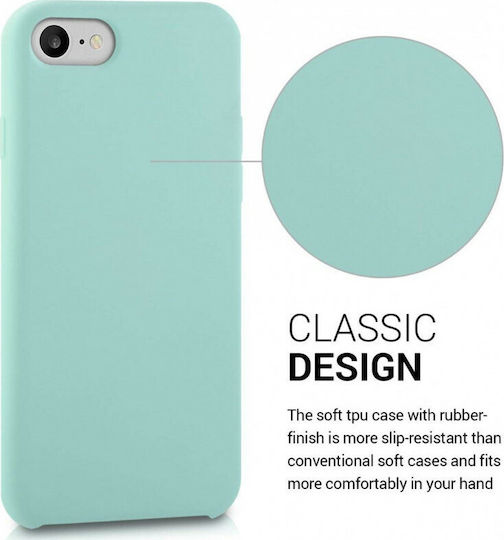 KWmobile Rubber Back Cover Σιλικόνης Mint (iPhone 8/7)