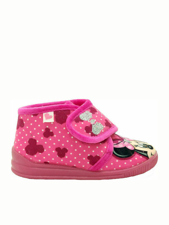 FAME Kids Slipper Ankle Boot Pink -007