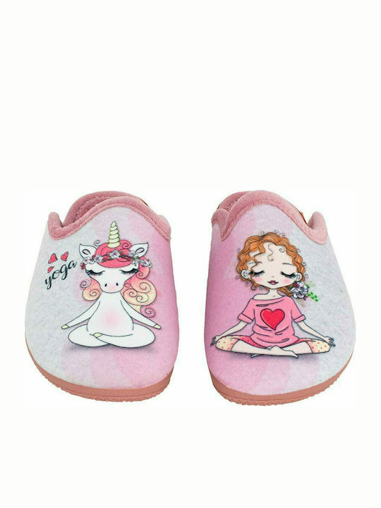 Adam's Shoes Παιδικές Παντόφλες για Κορίτσι Ροζ