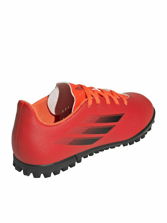 Performance X Speedflow.4 Turf Kids Turf Soccer Shoes Red