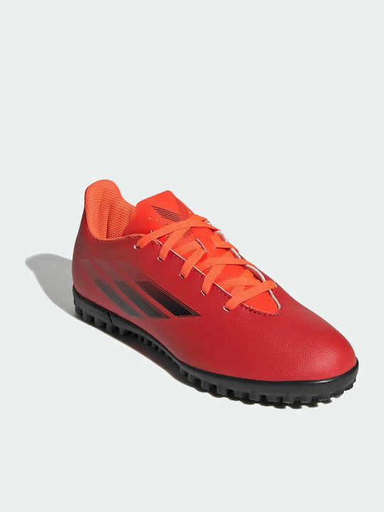 Performance X Speedflow.4 Turf Kids Turf Soccer Shoes Red