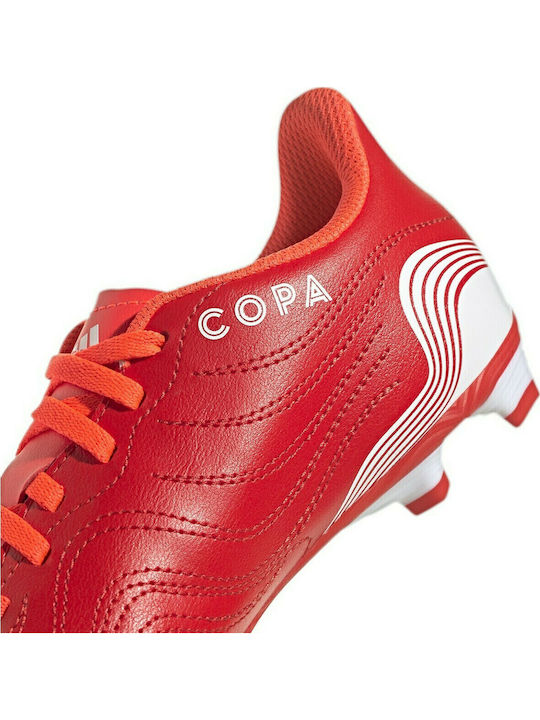 Copa Sense.4 Kids Molded Soccer Shoes Red