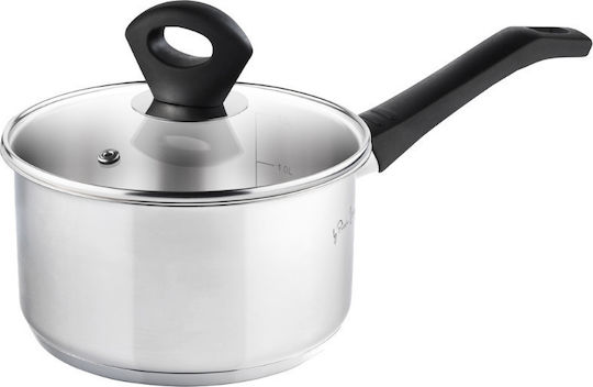 Lamart Perfect Cookware Set of Stainless Steel with No Coating Silver 3pcs