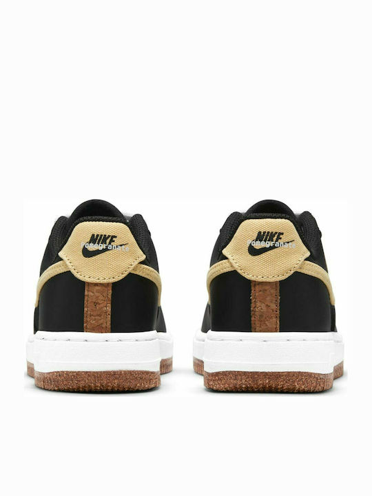 Air Force 1 Force 1 LV8 Детски Маратонки Черно / Бяло / Solar Flare