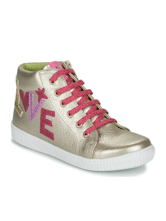 Kids Sneakers High Anatomic Gold