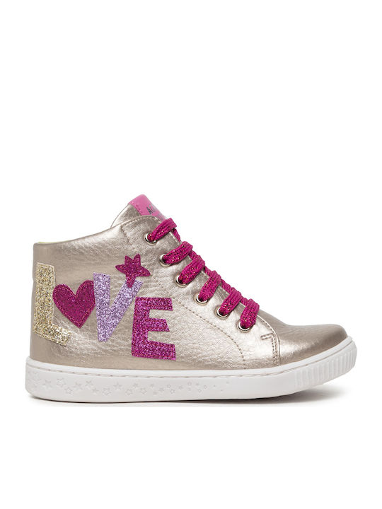 Kids Sneakers High Anatomic Gold