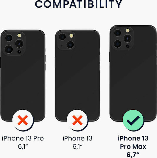 KWmobile Umschlag Rückseite Silikon Neon Yellow (iPhone 13 Pro Max)