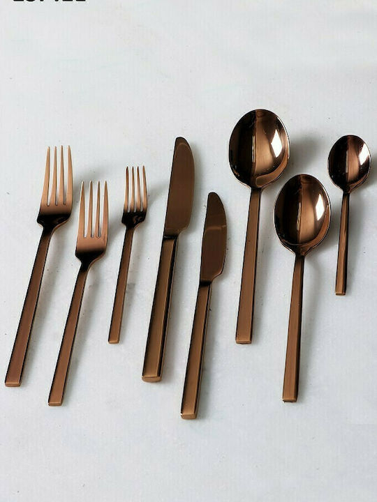 Espiel Inox Fruit/Dessert Fork Rose Gold Divine 15.6cm