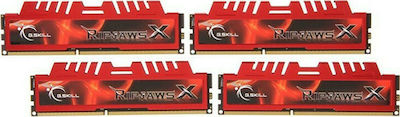 G.Skill RipjawsX 32GB DDR3 RAM cu 4 module (4x8GB) și Viteză 1333 pentru Desktop