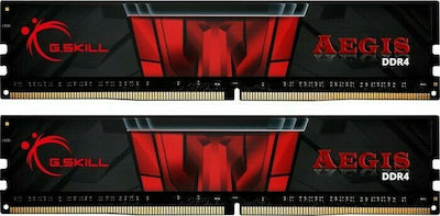 G.Skill Aegis 32GB DDR4 RAM with 2 Modules (2x16GB) and 2400 Speed for Desktop