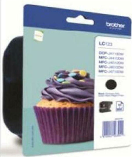 Brother LC123 Original Pack of 2 InkJet Printer Inks Black (LC-123BKBP2)