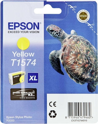 Epson T1574XL Μελάνι Εκτυπωτή InkJet Κίτρινο (C13T15744010)