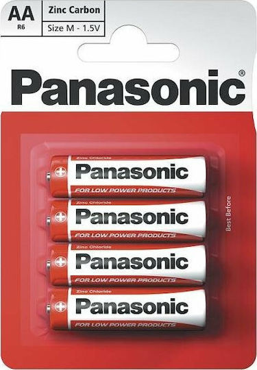 Panasonic Μπαταρίες Zinc AA 1.5V 4τμχ