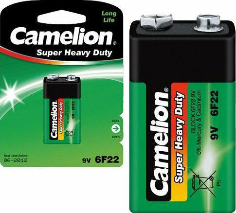 Camelion Цинкови батерии Цинк 9V 1бр