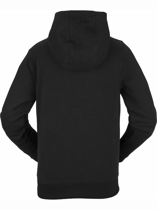 Volcom Fleece - Polar Hanorac pentru copii cu glugă și buzunare Negru HotLapper