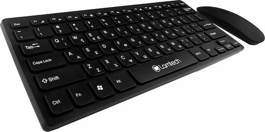 Lamtech LAM020854 Fără fir Set tastatură și mouse Greacă