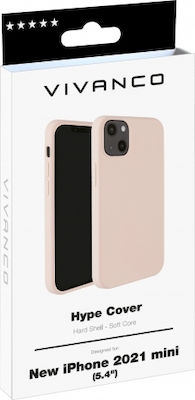 Vivanco Hype Umschlag Rückseite Silikon Rosa (iPhone 13 Mini) 62832