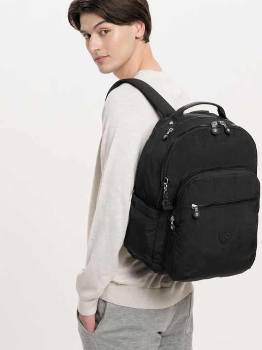 Kipling Seoul Τσάντα Πλάτης για Laptop 15" σε Μαύρο χρώμα