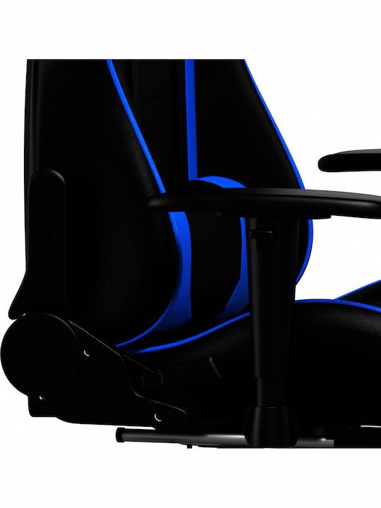 Oneray D0921F Scaun Gaming Din piele ecologică cu Suport pentru picioare Negru/Albastru