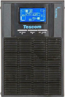 Tescom NeoLine Plus 1102 ST UPS On-Line 2000VA 1800W με 3 Schuko Πρίζες